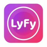 logo lyfy pink